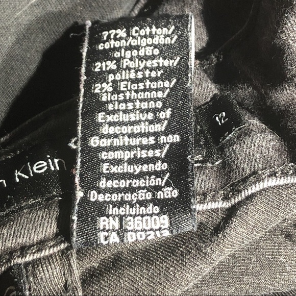 CALVIN KLEIN black jeggings - Picture 5 of 7